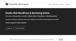 Desktop Screenshot of fernan.com.es